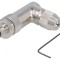 Conector M8 Tată 4 Pini 90&deg; Ecranat pe Cablu