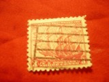 Serie 1 valoare USA 1934 Corabie , val. 3p stampilat