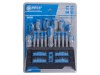 Set Surubelnite Mega 10999 / MGA-10999, 50 Bucati, Imbus, Phillips, Torx, Plata, Pozidriv