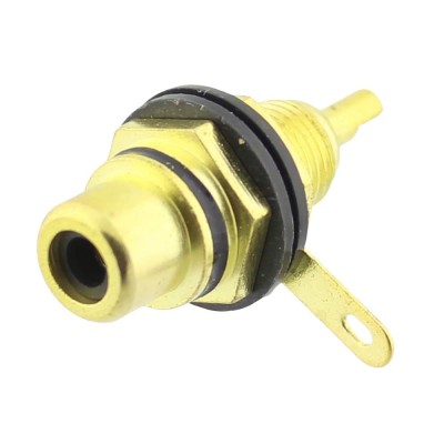 Conector RCA, mama, fixare pe panou, T200212 foto
