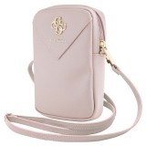 Geanta Guess originala pentru telefon, roz, GUWBZPGSTEGP