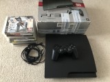 Consola PlayStation 3 PS3 SLIM 320GB 1 Maneta Hdmi 10 JOCURI GTA5