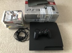 Consola PlayStation 3 PS3 SLIM 320GB 1 Maneta Hdmi 10 JOCURI GTA5
