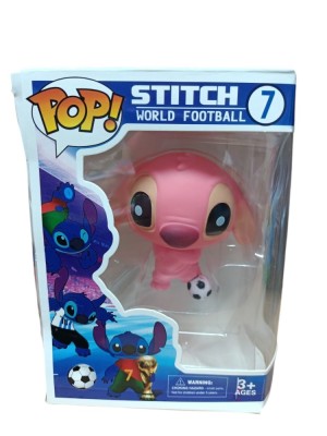 Figurina Stitch, POP, 10cm, +3 ani, roz foto