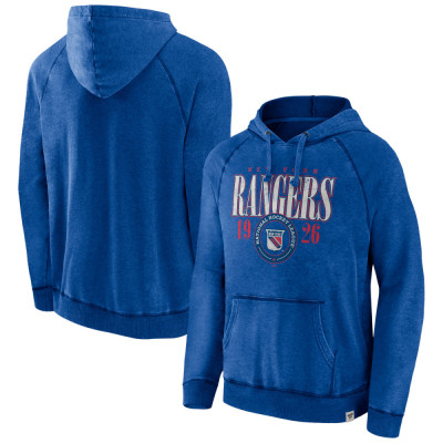 New York Rangers hanorac de bărbați cu glugă A/LS Hoodie blue - M foto