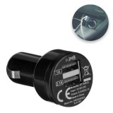 Incarcator Auto cu 2 Porturi USB, 3.1A, Negru, CMCLASS