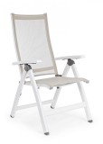 Cumpara ieftin Fotoliu recliner gradina alb bej Cruise 59x71x113 cm