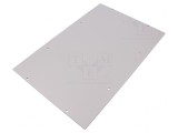 Placă de montare plastic gri deschis
