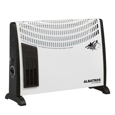 Convector electric Albastros, 2000 W, 3 trepte, termostat, functie Turbo foto