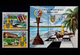 ✅RO 1992 LP 1286+1287 &quot;Olimpiada de sah Manila&quot;,serie+colita 273 ,MNH