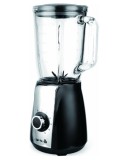 Blender ARIELLI ELS6543, Putere 600 W, Capacitate 1.5, Negru, Bol de sticla, De masa, 1.5L