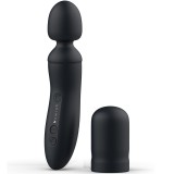 Vibrator Bagheta Premium Bswish Negru, Clitoris, Silicon, Reincarcabil USB, Impermeabil, Sex Shop