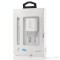 Incarcatoare Retea Tranyoo, P12, Fast Charge Kit, Type-C to Type-C Cable, White