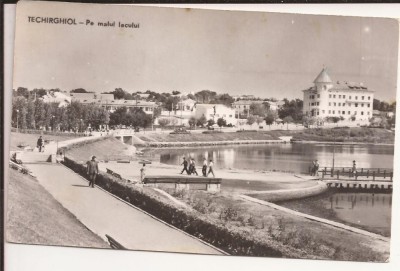 Carte Postala veche - Techirghiol - Pe malul lacului , circulata 1963 foto