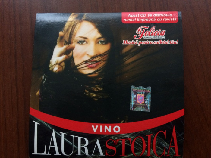 LAURA STOICA VINO cd disc album muzica pop rock ROTON records FELICIA 2009 NM