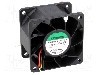 Ventilator 60x60x38mm, 24V DC, volum aer 96m3/h, SUNON - PMD2406PMB1-A.(2).F.GN foto