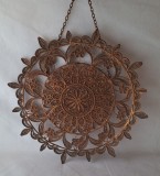 APLICA superba din metal, frumos cizelata, arta decorativa - poate fi un cadou deosebit