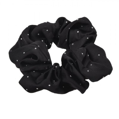 Elastic de Păr, Negru, Cu Strass Mic foto