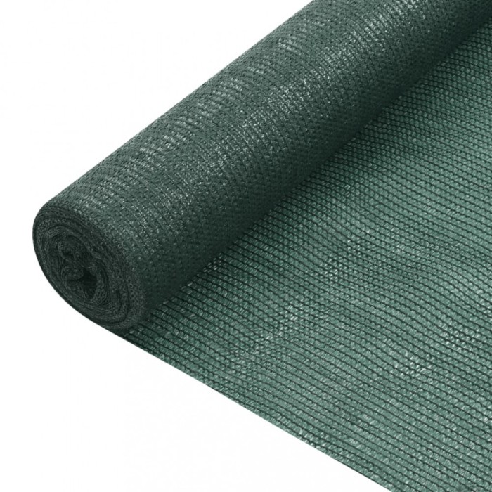 vidaXL Plasă protecție intimitate, verde, 1,2x25 m, HDPE , 75 g/m&sup2; 149375