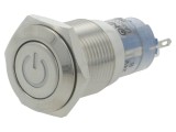 Comutator anti-vandalism SPDT, LED 24V