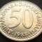 Moneda 50 DINARI / DINARA - RSF YUGOSLAVIA 1988 *cod 1531 = MODELUL MARE - A.UNC