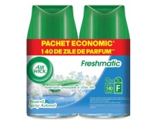 Rezerva odorizant camera Air Wick Freshmatic, Rezerva Odorizant Liliac Alb , Duo Pack, 2x250 ml