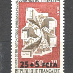 Reunion.1974 TIMBRE FRANTA:Ziua marcii postale-supr. SR.237