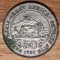 Africa de Est - moneda istorica argint - 50 cents 1937 - George VI - stare buna