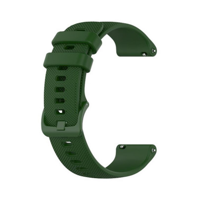 Curea pentru Samsung Galaxy Watch 4/5/Active 2, Huawei Watch GT 3 (42mm)/GT 3 Pro (43mm) - Techsuit Watchband 20mm (W006) - Green foto
