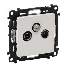 Priza TV-R-SAT de capat Legrand Valena Life alb 753164