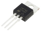 Tranzistor VISHAY N-MOSFET 400V 10A TO220AB 125W unipolar