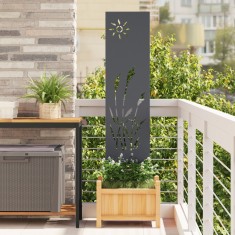 vidaXL Panou Decorativ de Grădină Altele Antracit 32 x 140 cm