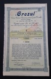 Actiune 1939 Orezul / titlu / actiuni / Prima fabrica pt cojitul orezului