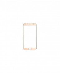 Geam Sticla Samsung Galaxy S6 SM G920 Gold foto