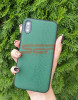 Toc TPU Leather bodhi. Apple iPhone 12 Dark Green