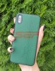 Husa iPhone 11 Dark Green, TPU Leather Bodhi, Protectie Premium