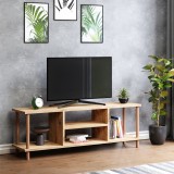 Masa TV Eroskobing 43x120x29 cm efect lemn [en.casa] HausGarden Leisure