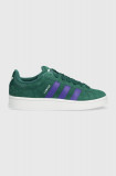 adidas Originals sneakers din piele &icirc;ntoarsă Campus 00s culoarea verde, ID3170