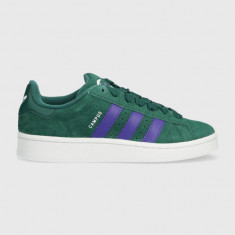 adidas Originals sneakers din piele întoarsă Campus 00s culoarea verde, ID3170