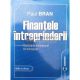 Finantele intreprinderii. Gestionarea fenomenuolui microfinanciar - 2003 - Paul Bran ($T134)