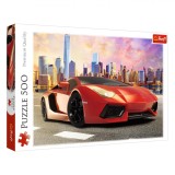 Puzzle pentru Adulți, Trefl, 500 de Piese, Imagine Lamborghini Roșu
