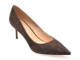 Pantofi eleganti EPICA PREMIUM gri, 2591, din piele intoarsa