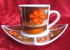 SET CAFEA ESPRESSO CEASCA CU FARFURIE PORTELAN KONIGLICHE ALTENKIRCHEN