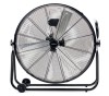 Ventilator industrial de podea Bastilipo Hurricane 140W din otel inoxidabil cu 3 viteze, negru - RESIGILAT