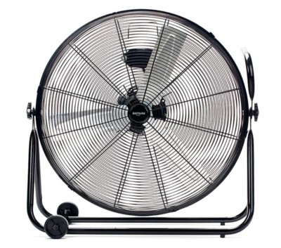 Ventilator industrial de podea Bastilipo Hurricane 140W din otel inoxidabil cu 3 viteze, negru - RESIGILAT foto