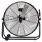 Ventilator industrial de podea Bastilipo Hurricane 140W din otel inoxidabil cu 3 viteze, negru - RESIGILAT