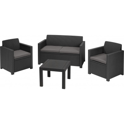 213968 KETER Set mobilier gradina graphite Alabama foto