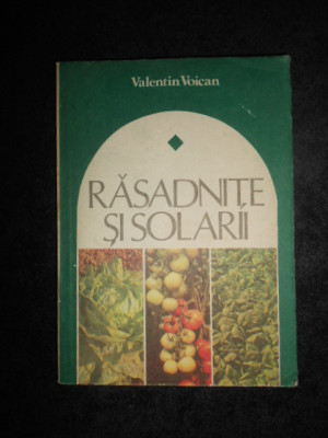 Valentin Voican - Rasadnite si solarii foto