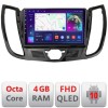 Navigatie Ford Kuga C-MAX Android radio gps internet quad core 4+64 carplay android auto KIT-362-v2+EDT-E309v3 CarStore Technology