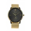 Ceas Dama Geneva Gold GV432GN, Elegant, Casual, Otel Inoxidabil, Bratara Metalica, Analogic, Rezistent Apa